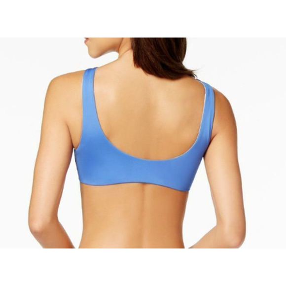 Dolce Vita Women's Majorelle Reversible Blue Bikini Top Large NEW - Picture 2 of 3